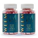 Musim panas Skin dan Nails Gummies - Mendukung Rambut Sehat - Vegan Biotin Vitamin untuk Perempuan & Pria Mendukung Rambut Lebih Cepat, Lebih Kuat Nails, Skin Sehat, Kekuatan Ekstra (2)