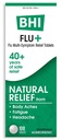 BHI Flu + Cold Multi- Symptom Relief Natural Safe None-Drowsy Remedy 11 Targeted Homeopathic Active Ingreations for Body Aches, Fatigue, Chills & Headache - 100 Tablets