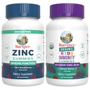 MaryRuth Organics Zinc (Tart Raspberry) & Kids Imunity Gummies (Mixity Berry)