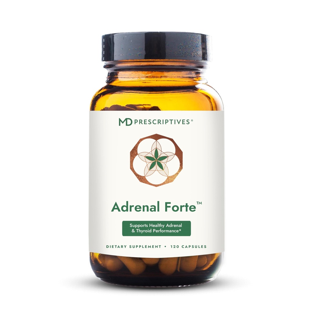 Prescriptions MD - Adrenal Forte - Tambahan Dukungan Adrenal * dengan Ashwagandha & Rhodiola - 120 Kapsul