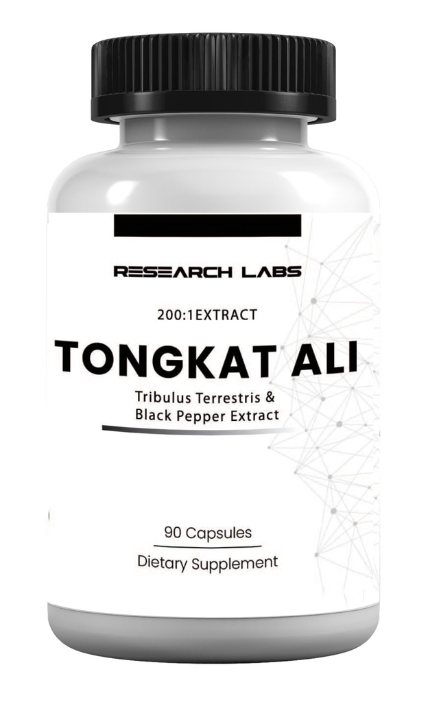 Lab Penelitian Longjack Tongkat Ali Extract Capsules 200x Kekuatan 124; 200,000 mg 124; Kekuatan, Drive, Performance & Muscle Mass