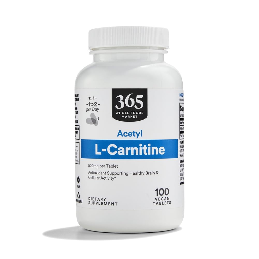 Whole Foods Market, Acetyl L- Carnitine 500mg, 100 ct