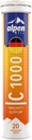 AlpenWell Vitamin C - 1000mg + Zinc - Imune Dukung - 20 Effervescent Vitamin Drinks Tablet, Tanpa Gula + Low Calorie Suplemen, Orange Flavor [Gula Bebas]