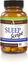 Suzy Cohen Sleep Script dengan Melontonin - Bitic Sleep dan Relaxation Formula untuk Dewasa untuk Mood, Stress dan Sleep, Berisi 5-HTP, L-theanine, Passionflower, Lemon Balm dan GABA 60 Capsules.