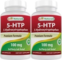Terbaik 2 Paket 5-HTP (5-hydroxyptophan) 100 mg 120 Capsules
