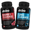 DR. BO Ginney Cleanse & Lung Dukung Pil - Premium Herbal Formulas untuk Mendukung Ginjal & Lung Kesehatan