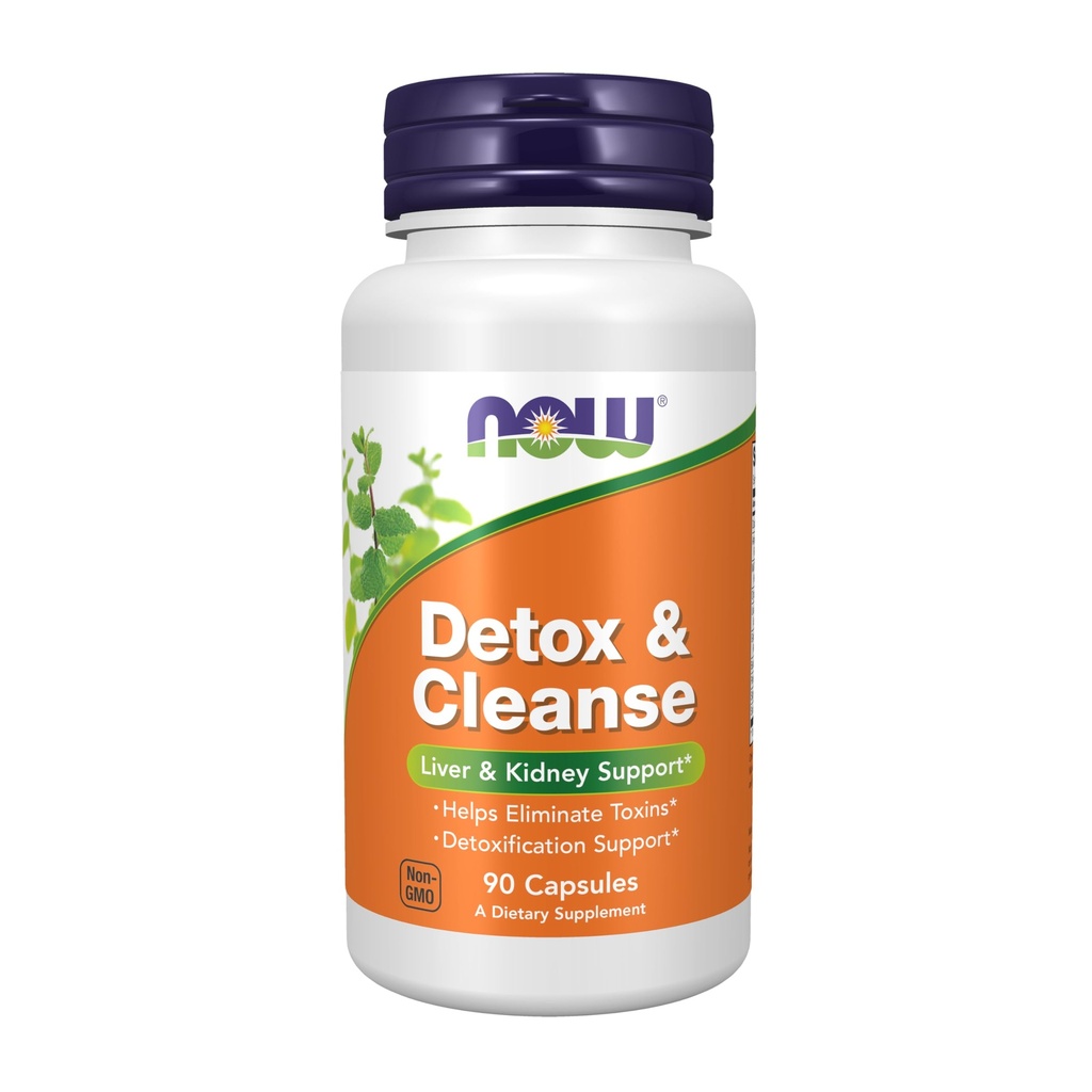 Suplemen SEKARANG, Detox dan Cleanse, 90 Veg Capsules, Liver dan Ginjal Dukungan