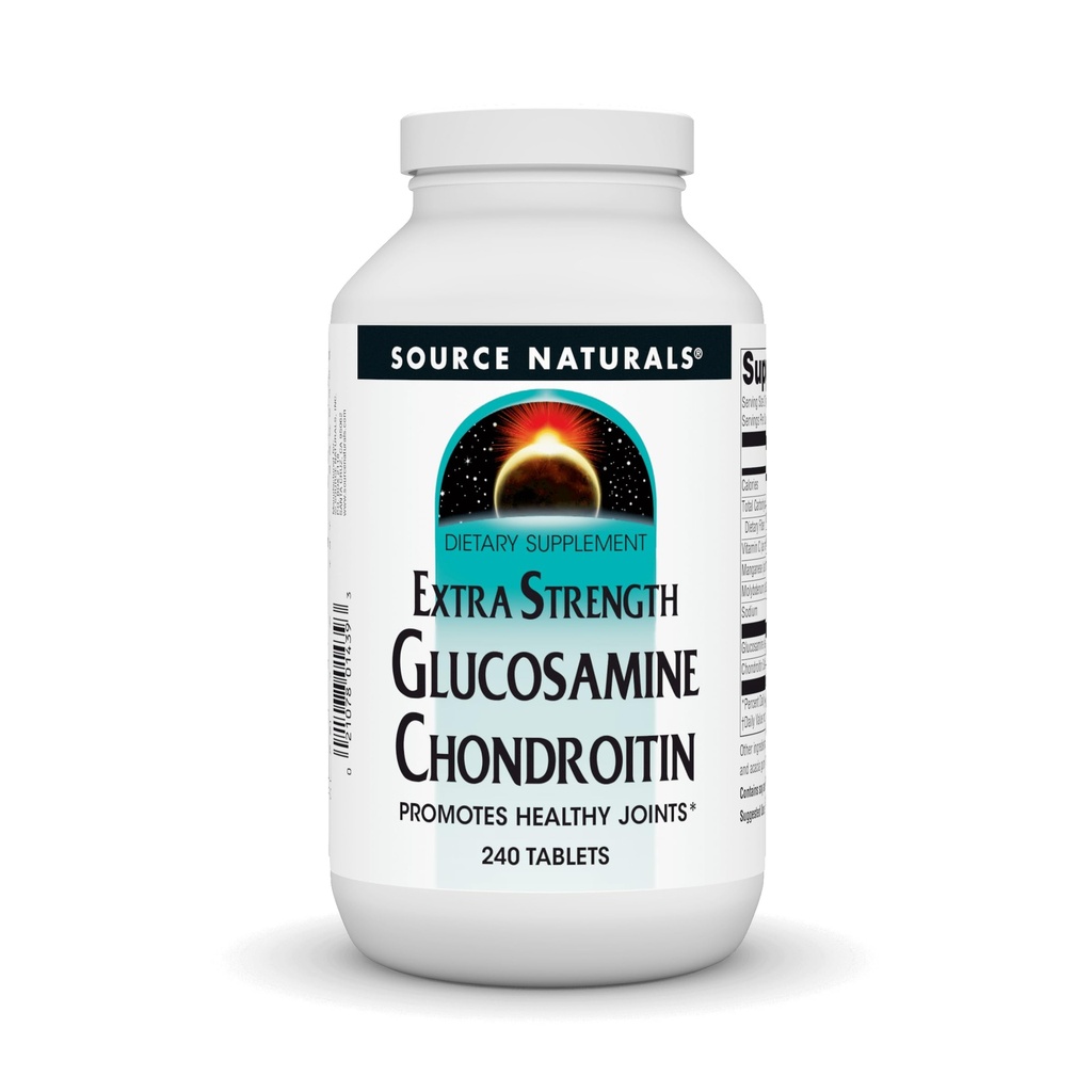 Sumber: Ekstra Kekuatan Glucosamin Chondroitin, Promotes Sehat Joints *, 240 Tablet