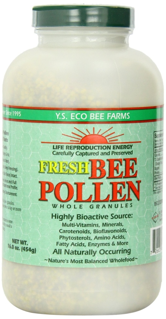 Lebah segar Pollen Whole Granules 16 oz.
