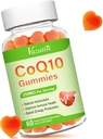 Absorpsi Tinggi CoQ10 Gummies 250 mg, plus Omega-3, Magnesium, Vitamin B12 untuk Energi Sel, Otak & Antioksidant, 5X Lebih baik Absorpsi Koenzim Q10 Tambahan - 60 Cts
