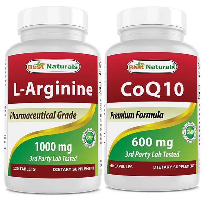 Terbaik L-Arginine 1000 mg & CoQ10 600 mg