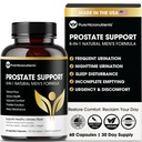 Murni Micronutrients Lanjutan Prostate Health Supplemen - Saw Palmetto, Beta-Sitosterol, Stinging Nettle Root, & Lycopene - Bladder Control & Urinary Support Suplemen Pria