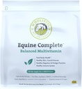 WHolistic Pet Organics Equine Complete: Kuda Multivitamin untuk Total Kesehatan Tubuh - Tambahan Kuda dengan Vitamin, Mineral, Pregories, Provinsi, Antioksidan Lebih - 4 Lb
