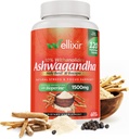 Ashwagandha Capsules - 10% Withanolides, Root Powder Extract, Herbal Supplement to Help Support a Natural Stress Relief, Sleep, Focus - 1500mg, for Men and Women -120 Count