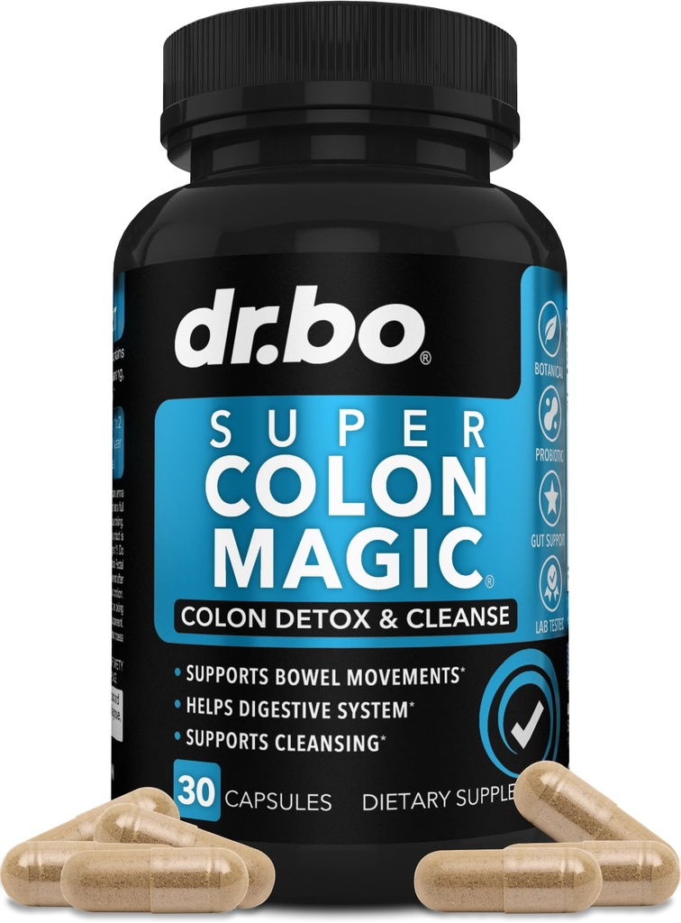 Colon Cleanser Detox untuk Weight Flush - 15 Day Colon Cleanse Pills & Probiotic - Fast Natural Laxative, Constipation Relief, Supplemen Pergerakan Bowel untuk Instinsal Bloating Gut Loss Support