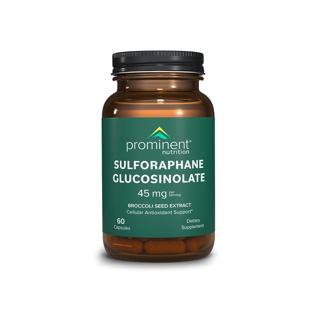 Suplemen Glukosinolasi Nililar Antioksidan, Sulforaphane Suplemen 45 mg, 30 Hari Supply - 1 Pack