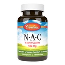 Carlson - NAC, N- Acetyl Cysteine, 500mg, Kesehatan Hati, Fungsi Imune, Antioksidant, 120 Vegetarian Capsules