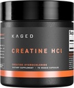 Kaged Creatine HCl Capsules 124; Unflafedored 124; Muscle Building & Recess124; Patent Creatine Hydrochloride Formula Gagan, Gluten Free, Easily Digetible 124; Suplemen untuk Pria & Women & Women; 75