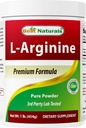 Suplemen L-Arginine Powder 1 Pound - Formasi Bebas Tingkat Farmasi Murni - Suplai Amino Arginine Terbaik untuk Perempuan & Man - Probut Sirkulasi dan Support Kesehatan Kardiovaskular