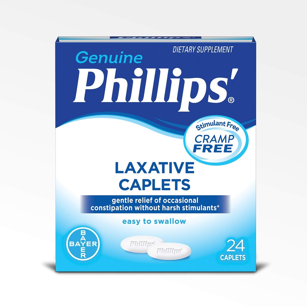 Phillips 'Caplet Laxative, 24 Caplets (Paket 4)