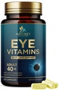 Tambahan Eye Vitamin - Advanced Eye Care Vitamin dengan Lutein, Zinc, Vitamin C, E, Alaxanthin & Mineral - Vision Multivitamin for Macular Health & Dry Eyes, Vegan, Bottoms in USA - 120 Capsules