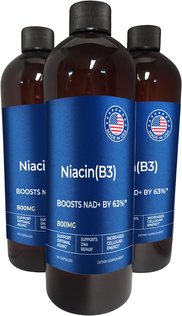- B3 Suplemen Niasin 124; Suplemen Mineral 124; 18 Capsule, 800 mg