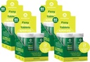 Amazing Grass Fizzy Green Tablet Superfood Lemon: Green Superfood Water Flavoring Tablet dengan Antioksidants & Alkalying Greens, 60 Count (Packing May Vary) (Paket 4)