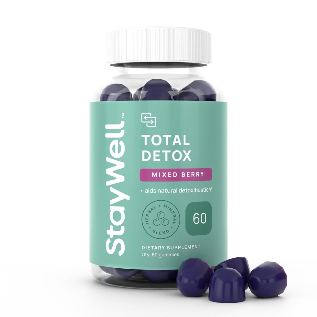 Full Detox, Heavy Metal Detox for Adults - Zeolite, Chlorella, Milk Thistle, Shilajit & Iodin, Toxin Cleanse, Pineal Degrafication, Fluoride Cleanse, Heavy Metal Cleanse, 60 Mixed Berry Gummies