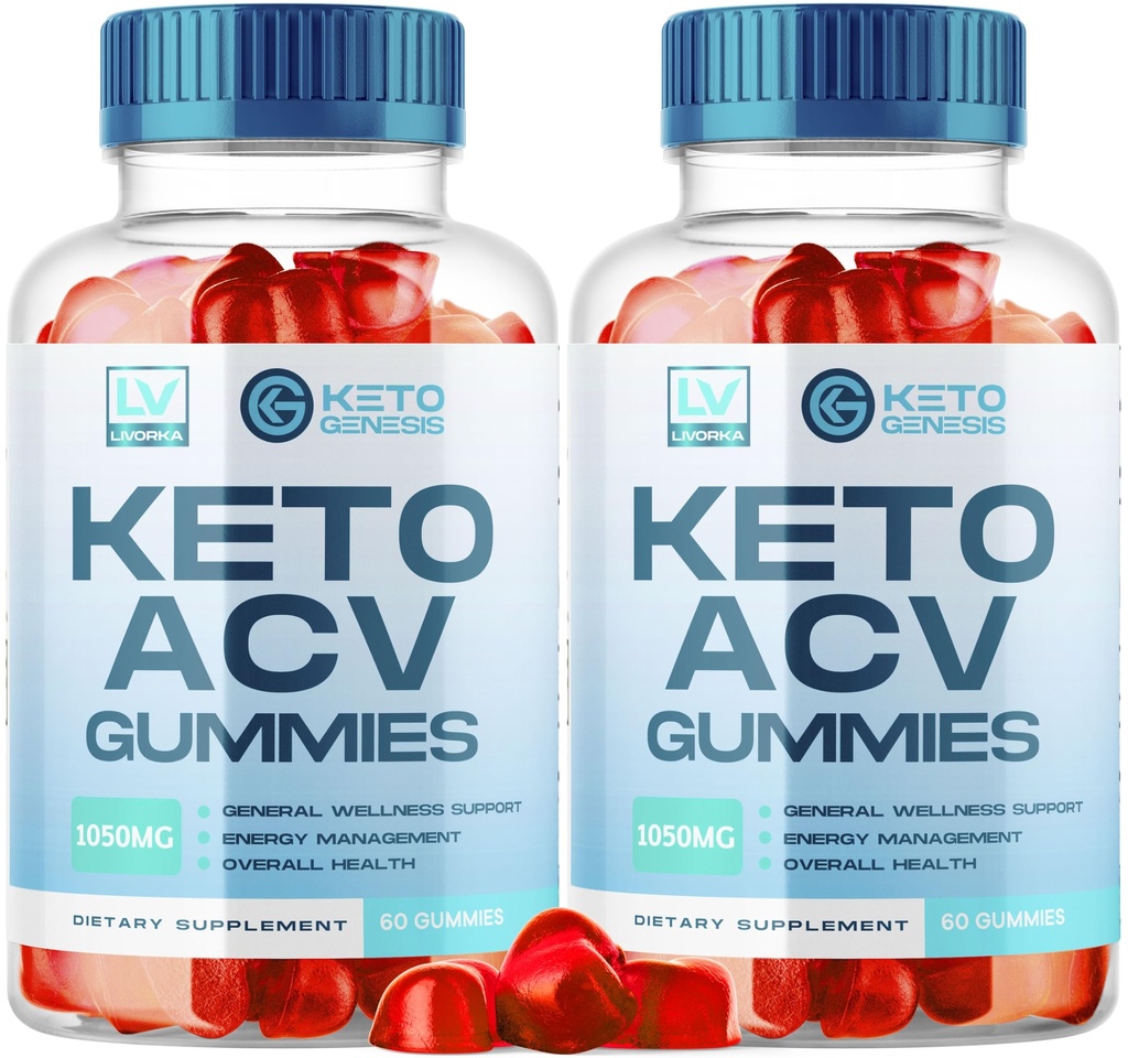 (2 Pack) Keto Genesis Keto ACV Gummies Advanced Wheight Loss, Genesis Keto, Ketogenesis Keto + ACV Gumi, Keto Genesis, Keto Genesis Guto, Ketogenesis Keto Plus ACV Gummy Suplemen 1050mg, 2 Bulan