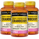 MASON NATURAL Cranberry Sangat berkonsentrasi 900 mg, 3 Bulan Supply, Antioksidant & Imune Kesehatan, Menyediakan Tract Uurinary Sehat, 3 Pack