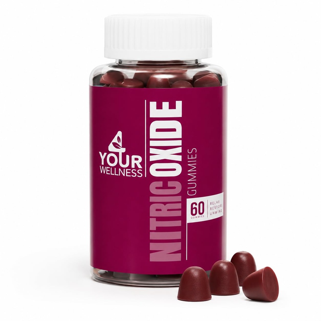 Nitric Oxide Gummies, Boosting Nitric Oxide Production and Blood Pressure, Made with Beet Root Extract is Gluten Free, Non-GMO, and Kosher (60 Count (Paket 1), Mixed Berry)