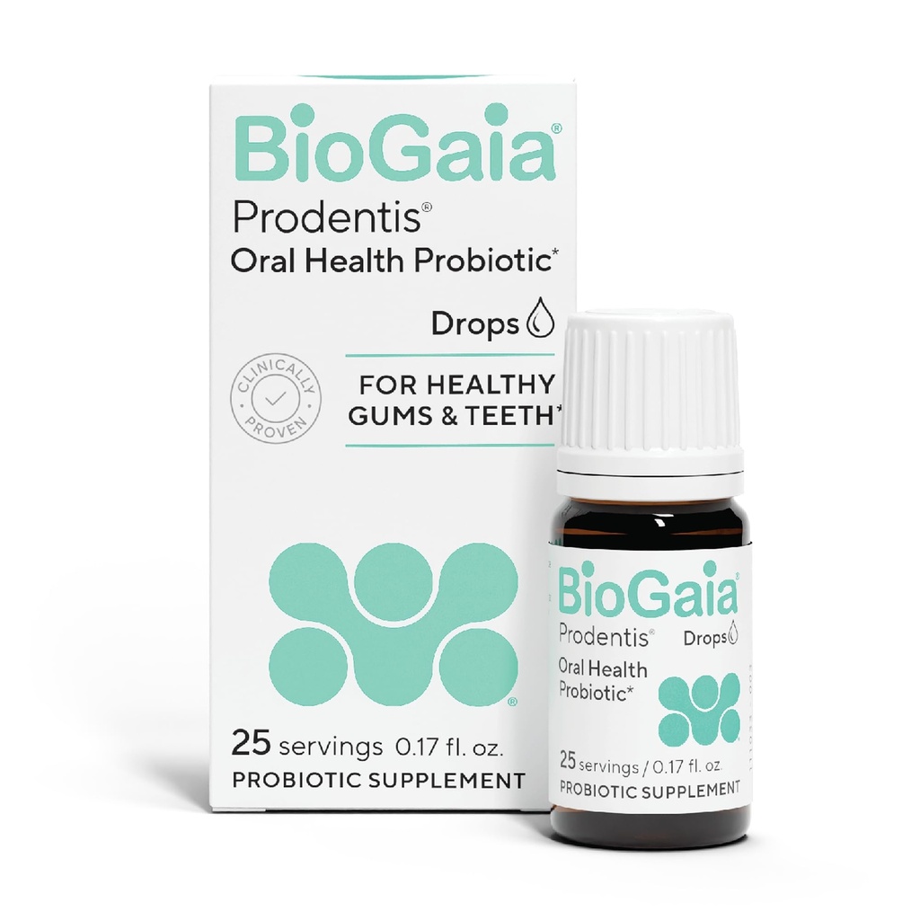 BioGaia Prodentis 124; Dental Probiotic Drops 142; Prootres Oral Healthy Gums & Teeth 124; membela Masalah Dental 124; Mengganti Oral Microbiome 124; Memperkuat Oral Health Gums & Teeth 124; tanpa rasa 124; 25 Hari Supply