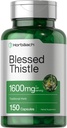 Horbaach Bless Thistle Capsules 1600 mg 124; 150 Cacah 124; Max Potency 14; Non-GMO, Gluten Free Herb Suplemen