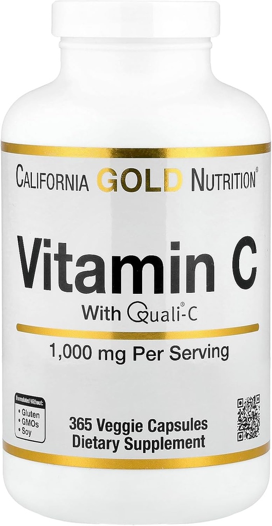 Lake Avenue Vitamin C Supplement Nutiti- Menampilkan Quali- C Ascorbic Acid - Imune Dukungan - Promotes Heallily Ammune Response - Vegan - Friendten Free, Non-GMO - 1.000 mg - 365 veggie