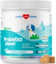 Progities for Dogs Digetical Health, Diare, Gas, & Seasonal Allergies - with Honey, Pumpkin and Pregories for Digetical Duption, Bad Dog Breath & Constipation