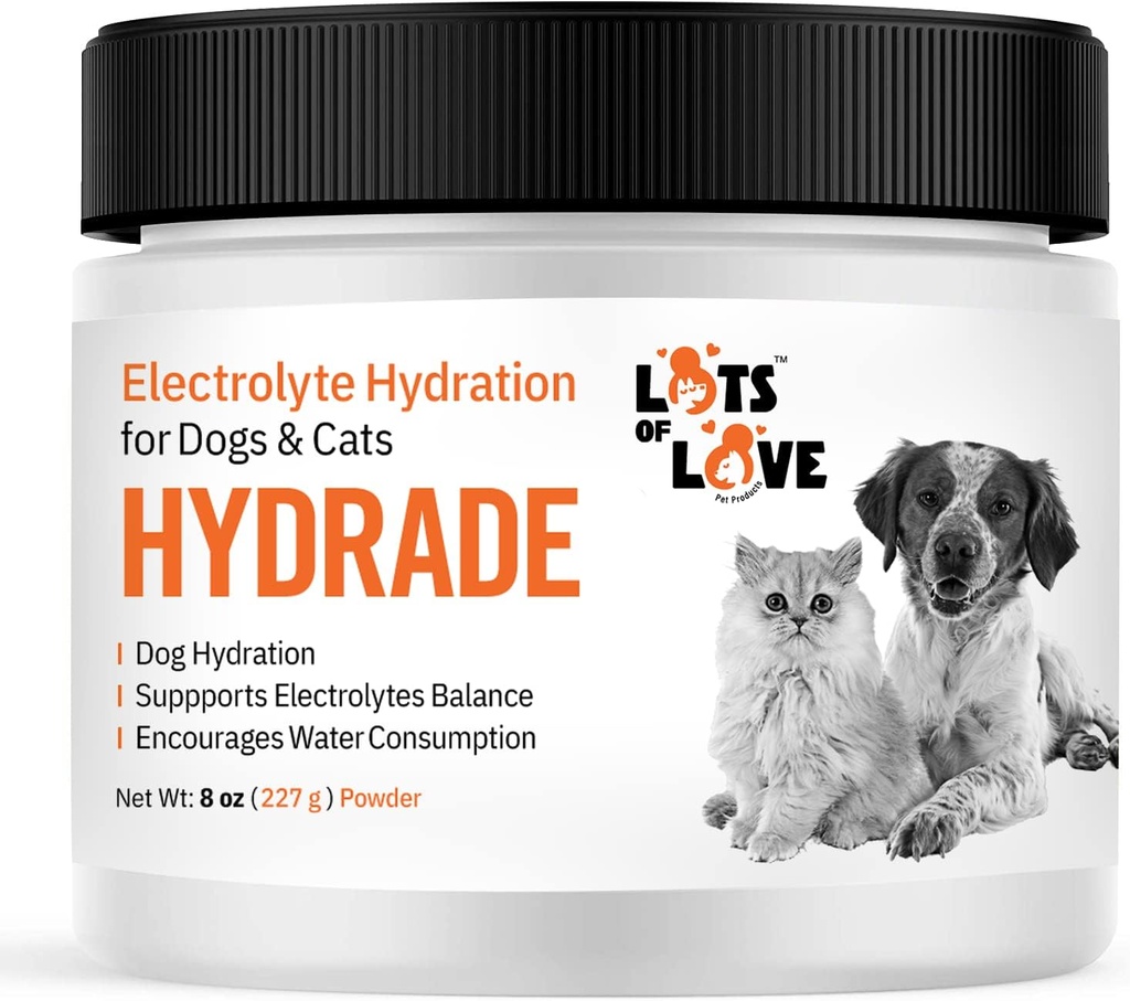 Powder hidroda - Electrolytes untuk Dehidrasi Anjing & Cat - Hidration untuk Anjing & Kucing - Banyak Pet Products (8 Oz)