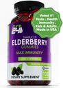Elderberry Gummies dengan Vitamin c dan zinc 120 Count