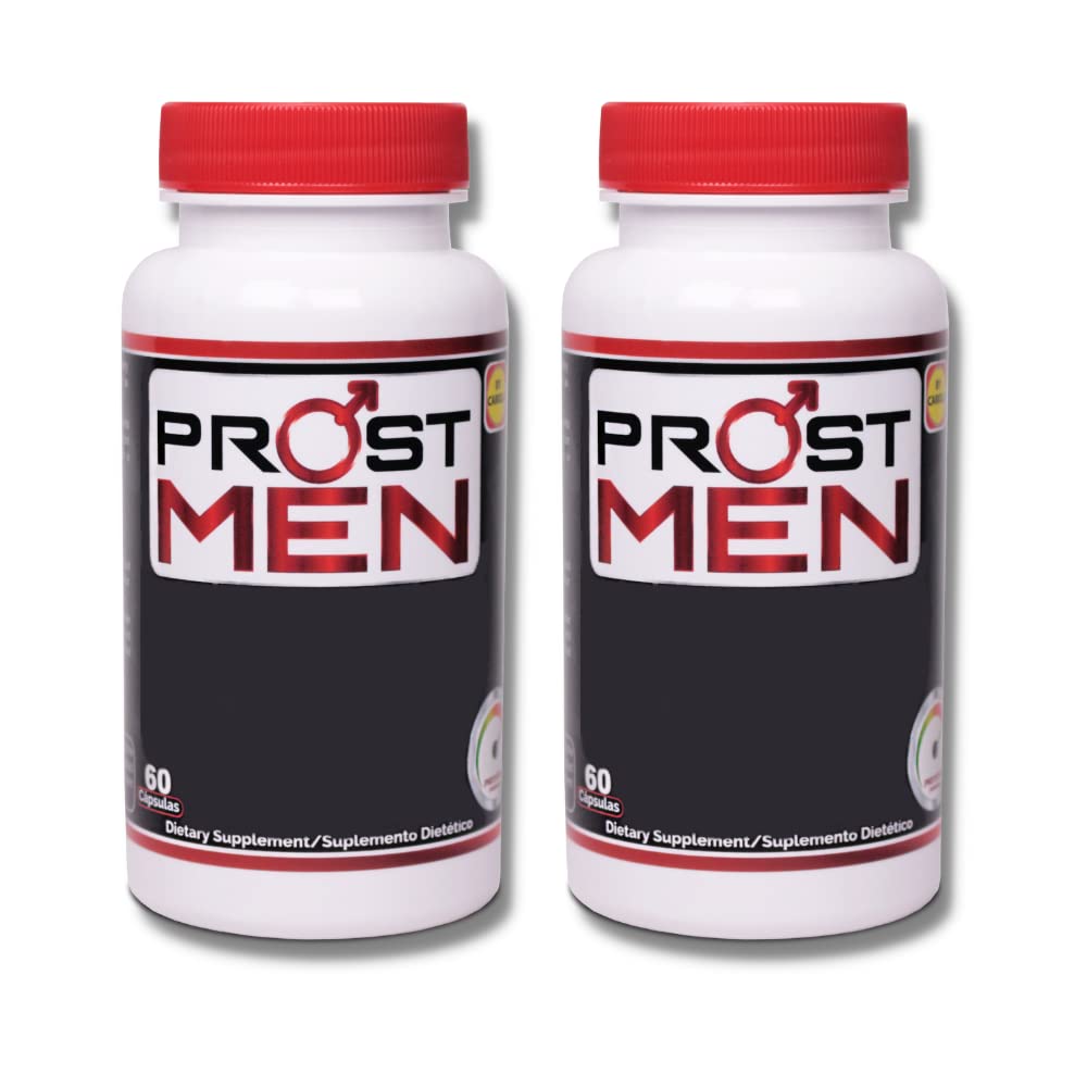 Kapsul Tambahan Prostat - Prostate Dukung - Frekuensi Uriner - Kualitas Tidur - Energi & Vitalitas - Saw Palmetto - Sting Nettle - Paket 2-120 Caps
