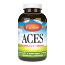 Carlson - ACE, Vitamin A, C, E + Selenium, Cellular Health & Imune Dukungan, Antioksidant, 300 Softgels