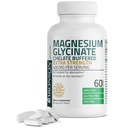 Bronson Magnesium Glycinate 400mg Ekstra Kekuatan, Vegetarian, yang dilindungi untuk Absorpsi Gentle pada The Stomach, Non- GMO, 60 Tablet