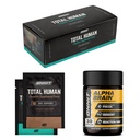 ONNIT Premium Alpha Brain Bundle - Nootropic Brain Supplement (30 Count) for Focus, Concentration & Memory + Total Human Day and Night Vitamin Pack for Men and Women (30- Day Suppply)