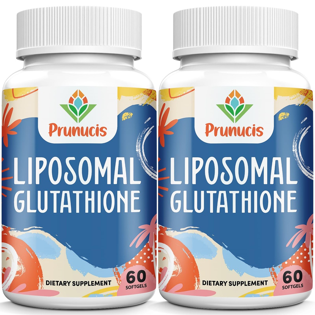 2400MG Lipomal Glutathione, dengan Vitamin C, Milk Thistle & Alpha- Lipoic Acid, Master Antioxidants, Pure Reduced L- Glutathione - Sistem kekebalan sel, Perbaikan, Energi, Absorpsi Tinggi, 120 Softgeels