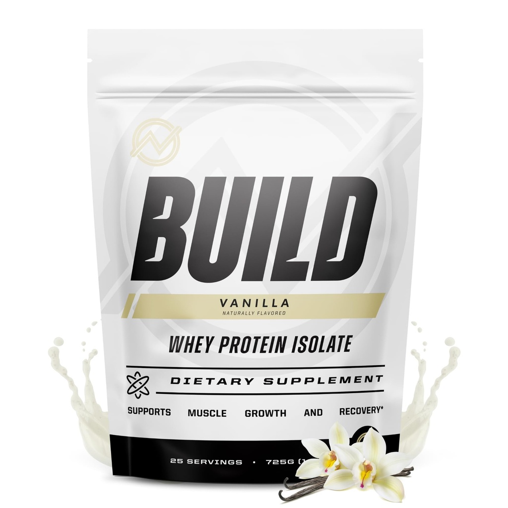 Outwork Nutrection Whoy Isolate Protein Powder - Mempercepat Pembangunan Otot & Recovery - Laktosa Rendah, Gluten- Free - Post Workout Suplemen - Sintesis Protein Enhanced, Vanilla, 1.6lbs