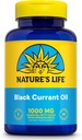 NATURE LIFE KEHIDUPAN KUNING Oil 1000mg - Black Currant Oil, Sumber Alam Omega 6 Gamma Linolenic Acid (GLA) dan Omega 3 Alphaby-Linolenic Acid (ALA), 60- Hari Jaminan, 60 Hamba, 60 Softgels 60