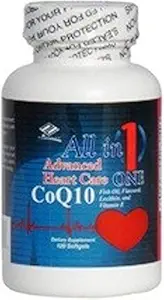 Semua dalam 1 Lanjutan Care CoQ10 Fish Oil Flaxseed Leciphe.