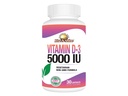 Rise- N- Shine Vitamin D3 5000 IU Suplemen Perempuan & Pria - Menyediakan Kesehatan Ammune - 30 Hari Supply - 30 Katup Vegetable