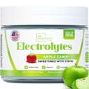 Zero Sugar - Apple Candy Electrolytes Powder - Menyegarkan Hidration - Caffeine Free Energy with All Natural Ingreations - Vegan, Keto, and Paleo - Sugar Free Electrolytes Drink Mix - with 30 Servings