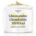 Glucosamin Chondroitin MSM Gel (4 oz) - dengan Glucosamin, Chondroitin, MSM & Bromelain untuk Mendukung Kesehatan Gabungan - bagi Perempuan & Pria (Persediaan Hari 90)