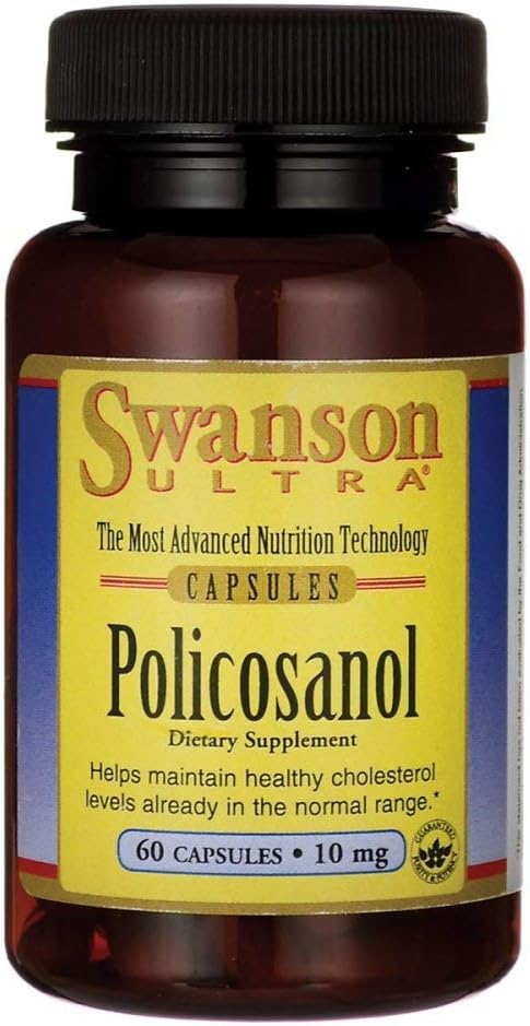 Swanson Pocosanol 10 milligrams 60 Capsules