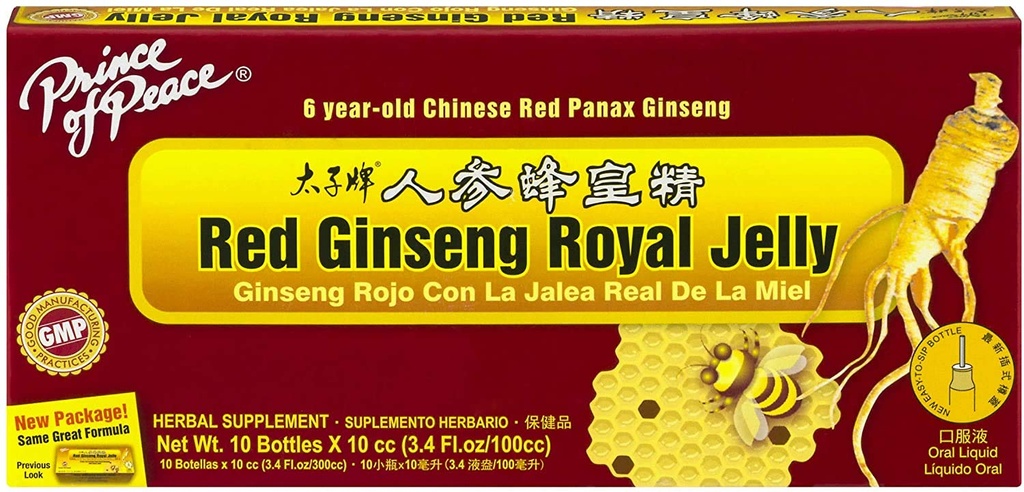 Pangeran dari Peace Red Ginseng Royal Jelly, 10 Bottles, 0.34 fs. oz.